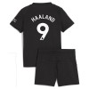 Camisola + Calções Manchester City Haaland 9 Criança Equipamento 2ª 2025-26